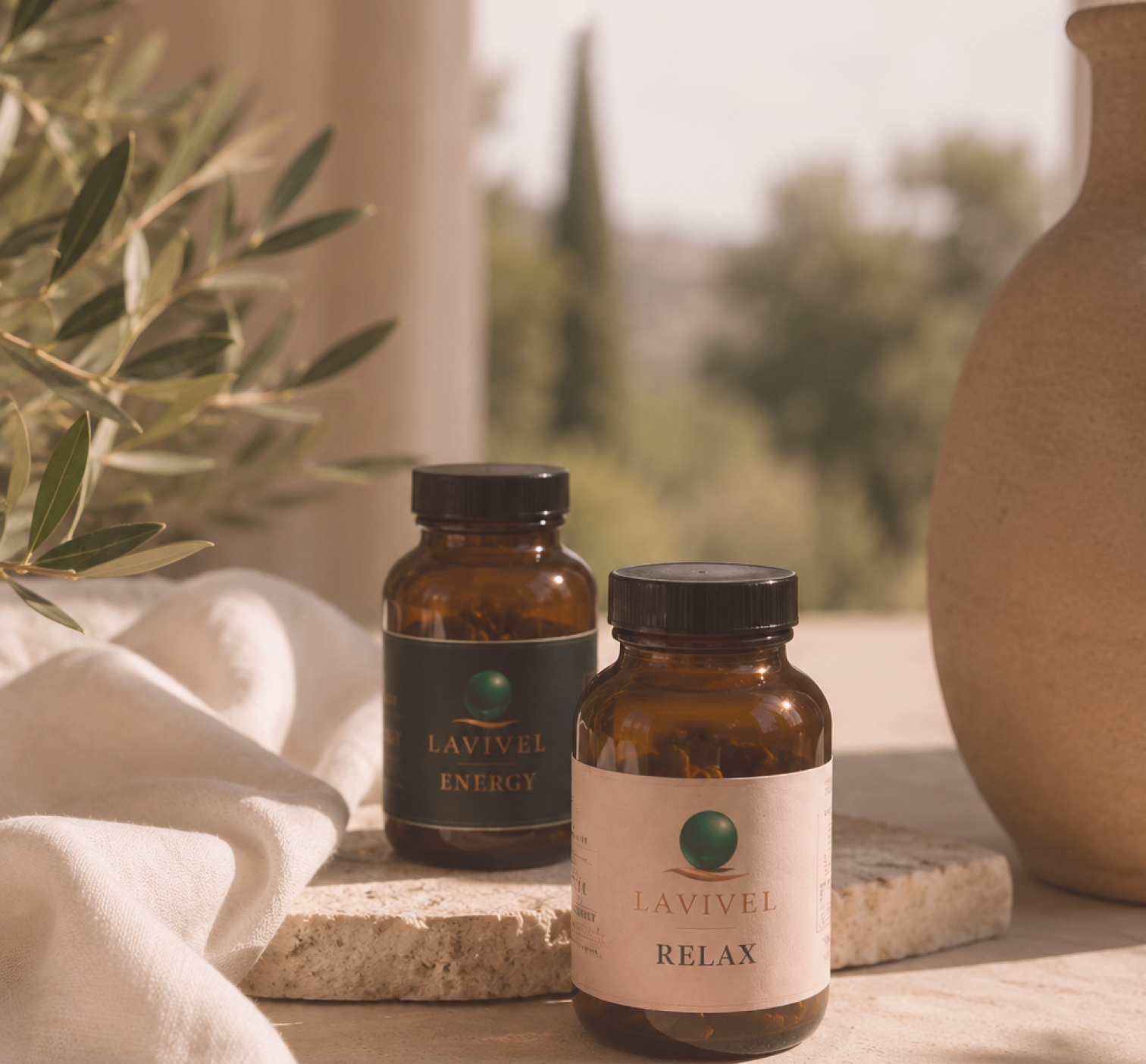 LAVIVEE products in a calm lifestyle setting
